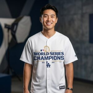 Los Angeles Dodgers 2025 World Series Champions Baseball Jersey