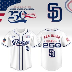 San Diego Padres United States of America 250th Anniversary Baseball Jersey