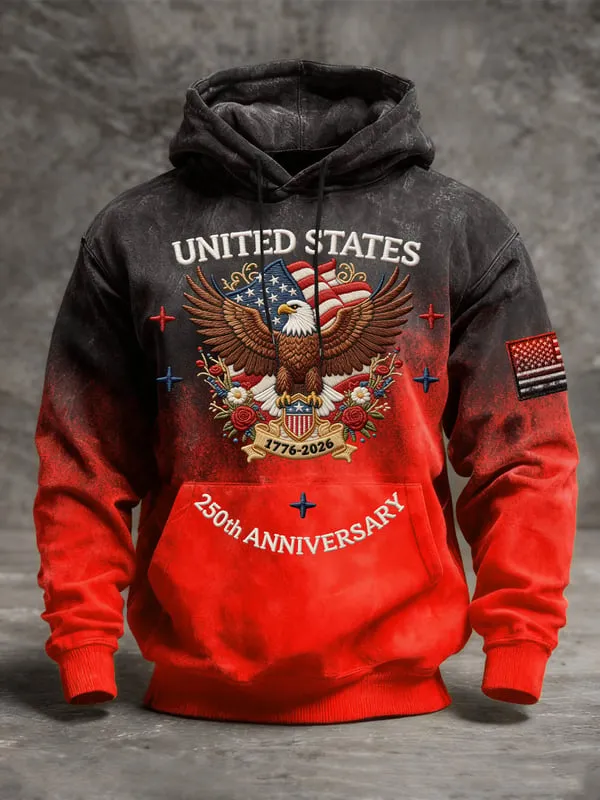 United States 250th Anniversary 1776-2026 Hoodie - Detail View
