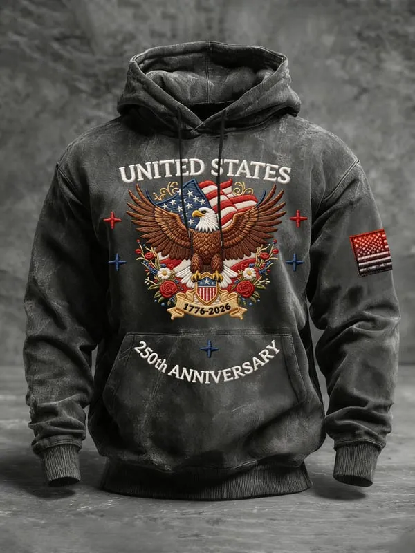 United States 250th Anniversary 1776-2026 Hoodie - Front View