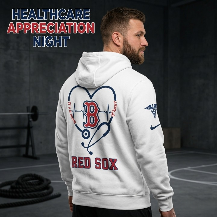 Boston Red Sox Healthcare Appreciation Night Hoodie - Detail View
