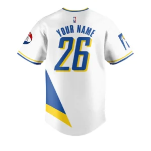 Indiana Pacers Custom Boom Baby Baseball Jersey