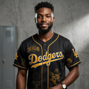 J. Cole Los Angeles Dodgers The Fall Off Tour Baseball Jersey