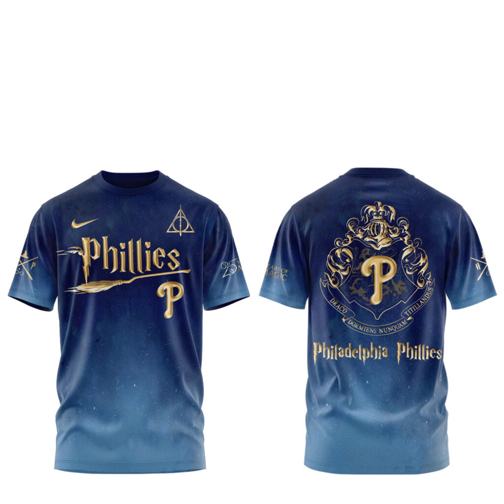 Philadelphia Phillies Harry Potter Night 25 Years Of Magic T-Shirt