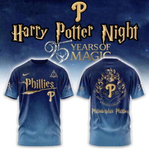 Philadelphia Phillies Harry Potter Night 25 Years Of Magic T-Shirt