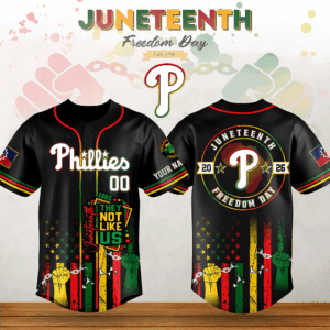 Philadelphia Phillies Juneteenth Freedom Day Baseball Jersey