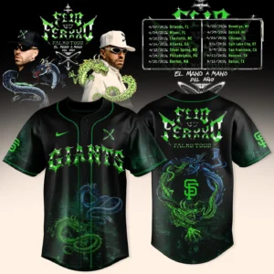 San Francisco Giants Feid vs Ferxxo FALXO Tour 2026 Baseball Jersey