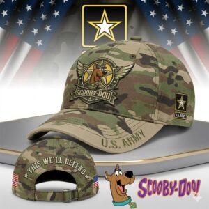Scooby-Doo U.S. Army This We'll Defend Camo T-Shirt