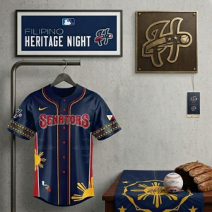 Senators Filipino Heritage Night Baseball Jersey