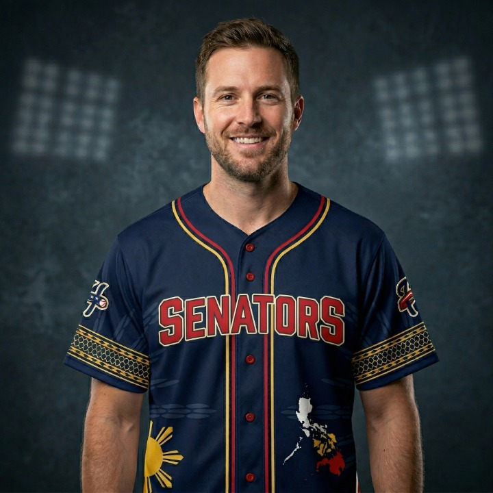 Senators Filipino Heritage Night Baseball Jersey - Detail View