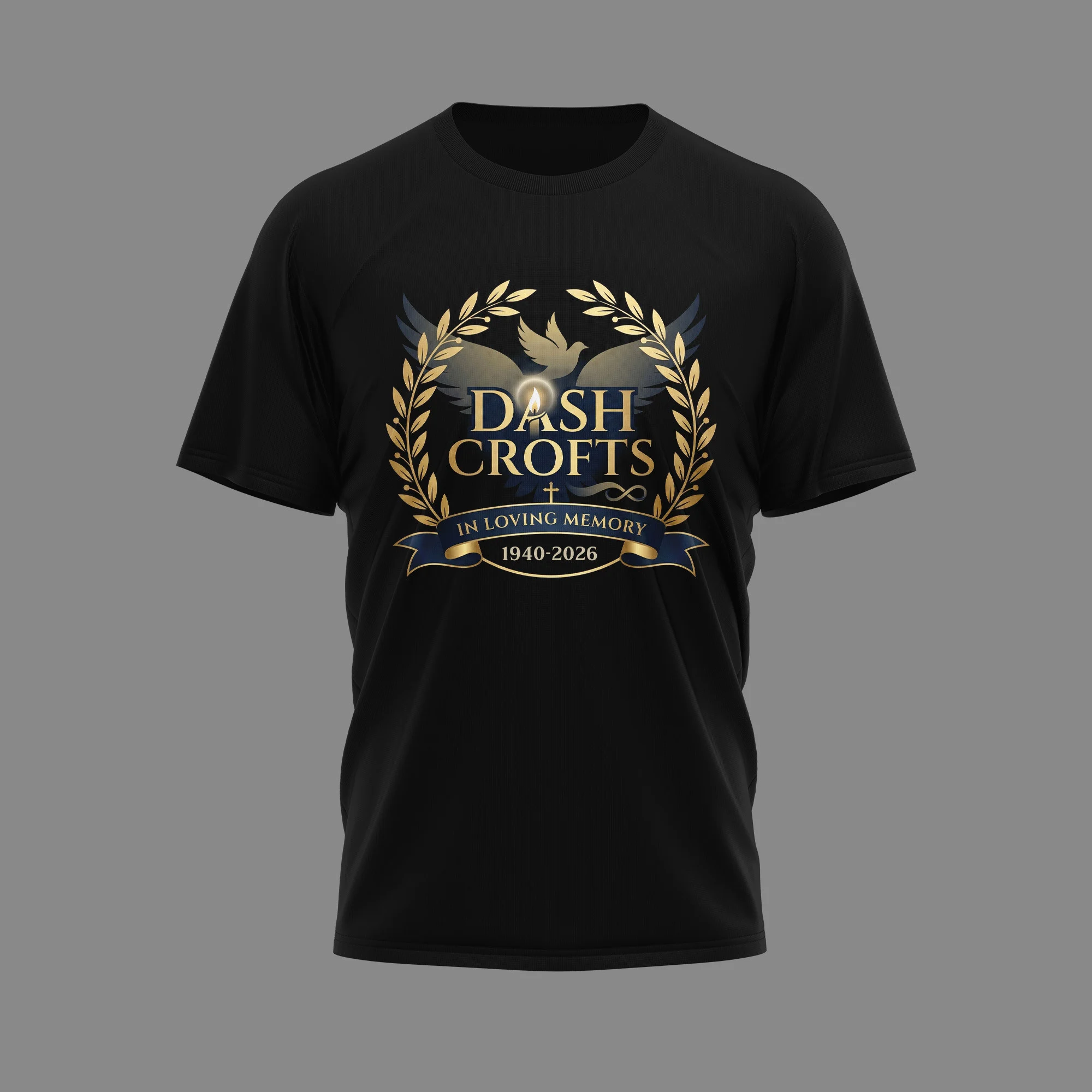 Dash Crofts In Loving Memory 1940-2026 Forever in the Summer Breeze T-Shirt - Detail View