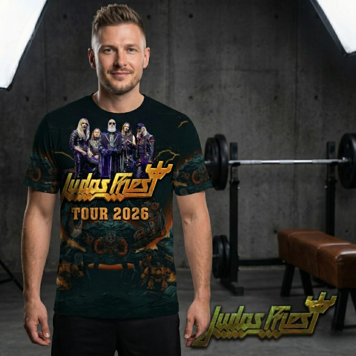 Judas Priest Tour 2026 T-Shirt - Detail View