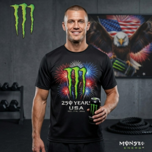Monster Energy 250 Years USA Unleash the Freedom T-Shirt