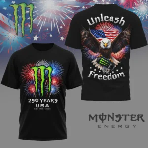 Monster Energy 250 Years USA Unleash the Freedom T-Shirt