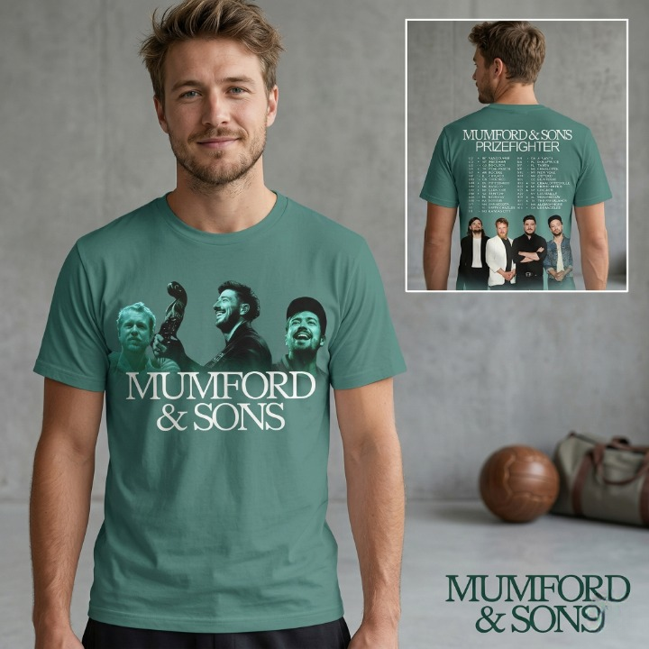 Mumford & Sons Prizefighter Tour T-Shirt - Detail View
