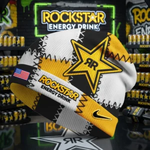 Rockstar Energy Drink Nike Collaboration Patchwork Beanie
