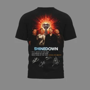 Shinedown iHeart Radio Awards Dance Kid Dance Signed T-Shirt