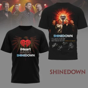 Shinedown iHeart Radio Awards Dance Kid Dance Signed T-Shirt
