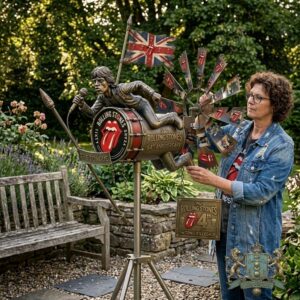 The Rolling Stones 64th Anniversary The Tongue's Legacy Wind Spinner