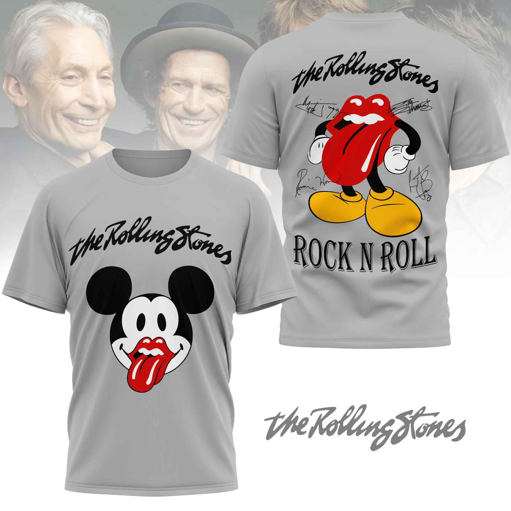 The Rolling Stones x Mickey Mouse T-Shirt - Detail View