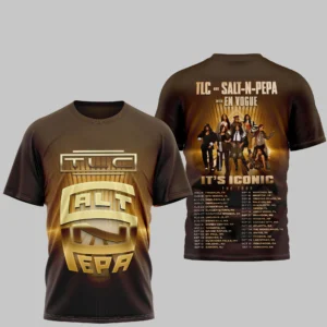 TLC and Salt-N-Pepa with En Vogue It's Iconic The Tour T-Shirt