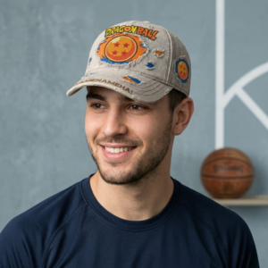 Dragon Ball Kamehameha Distressed Hat