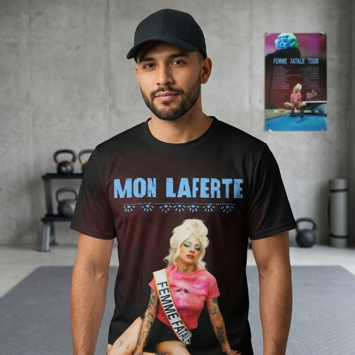 Mon Laferte Femme Fatale North America Tour 2026 T-Shirt - Detail View