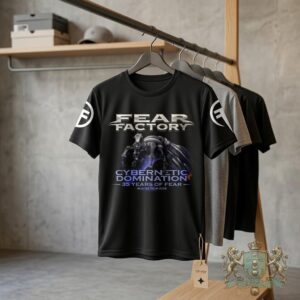 Fear Factory Cybernetic Domination 35 Years of Fear AUS/NZ Tour 2026 T-Shirt