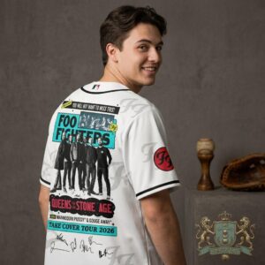 Foo Fighters Take Cover Tour 2026 Philadelphia Phillies Baseball Jersey