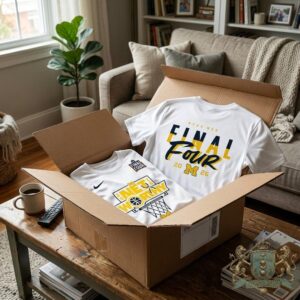 Michigan Wolverines 2026 Men's Final Four Indianapolis Net Worthy T-Shirt