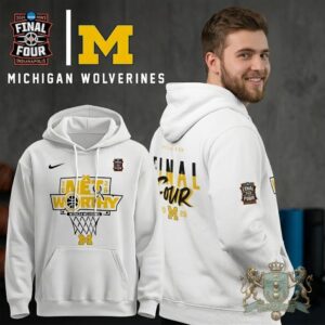 Michigan Wolverines 2026 NCAA Men's Final Four Indianapolis Net Worthy Hoodie