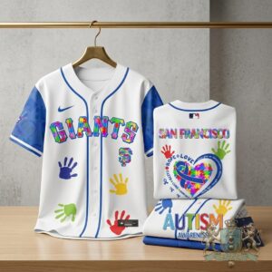 San Francisco Giants Autism Awareness Day Baseball Jersey