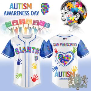 San Francisco Giants Autism Awareness Day Baseball Jersey