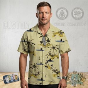 US Navy Submarine Tropical Hawaiian Shirt