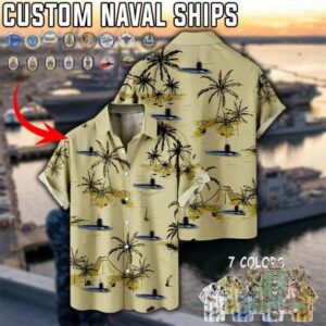 US Navy Submarine Tropical Hawaiian Shirt