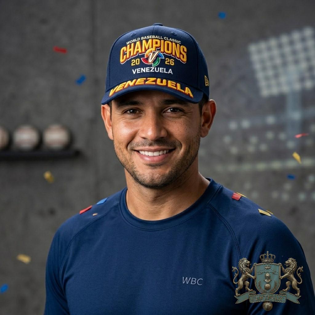 Venezuela World Baseball Classic Champions 2026 Baseball Cap - Detail View