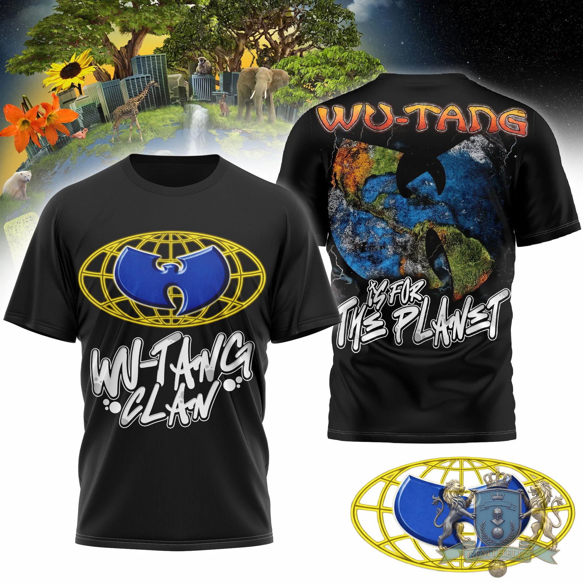 Wu-Tang Clan Is For The Planet T-Shirt - Front View