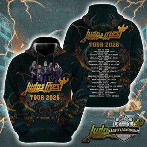 Judas Priest Tour 2026 3D Hoodie 1