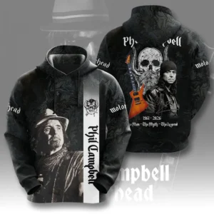 Phil Campbell The Legend 3D Hoodie 1