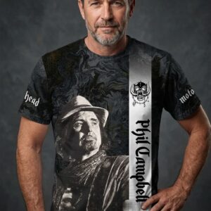 Phil Campbell The Legend 3D TShirt 2
