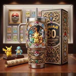 Pokémon 30th Anniversary 1996-2026 YETI Tumbler