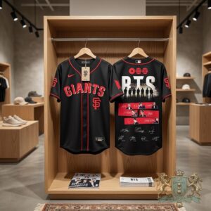 BTS x San Francisco Giants World Tour 2026 Baseball Jersey