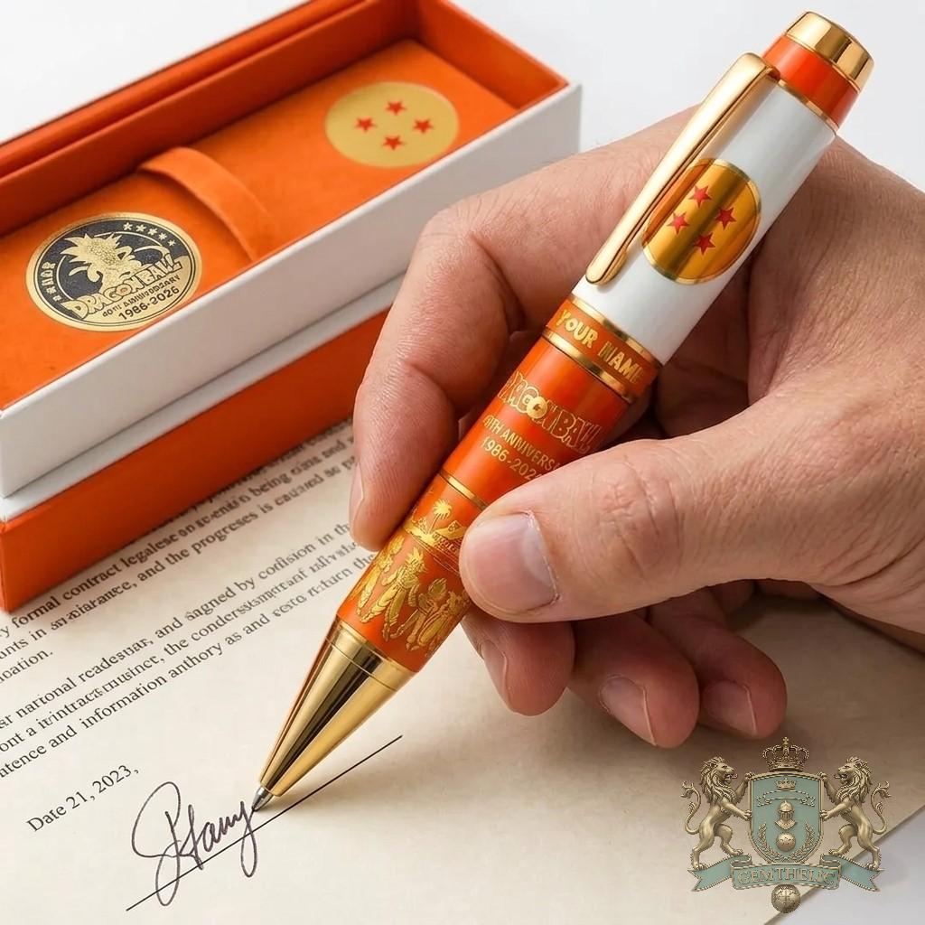 Dragon Ball 40th Anniversary 1986-2026 Personalized Pen - Detail View