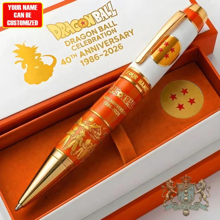 Dragon Ball 40th Anniversary 1986-2026 Personalized Pen - Front View