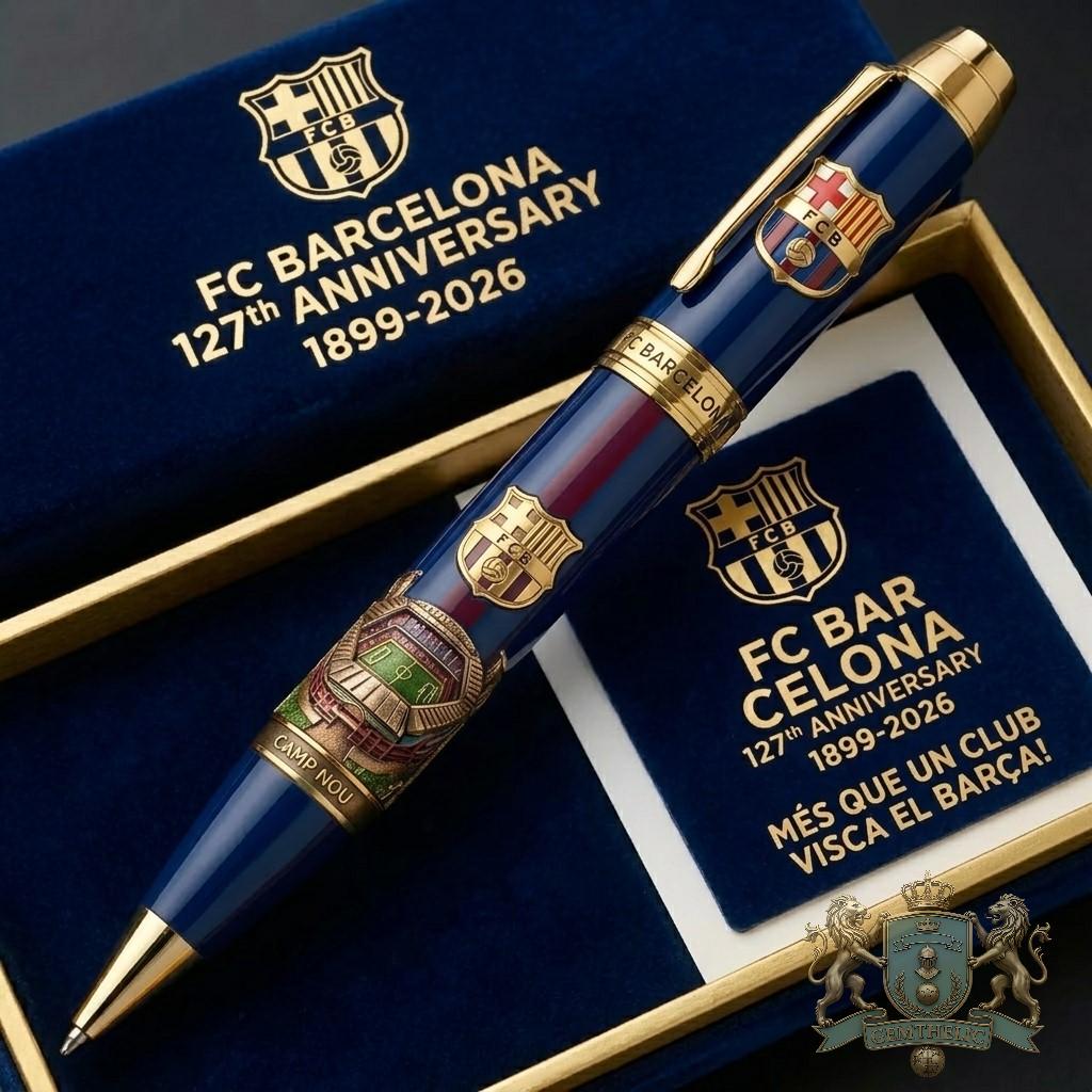 FC Barcelona 127th Anniversary 1899-2026 Camp Nou Pen - Front View