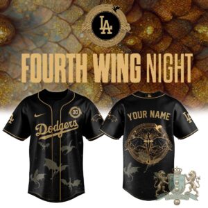 Los Angeles Dodgers Fourth Wing Night Baseball Jersey