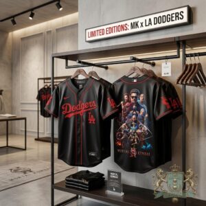 Los Angeles Dodgers Mortal Kombat II Baseball Jersey