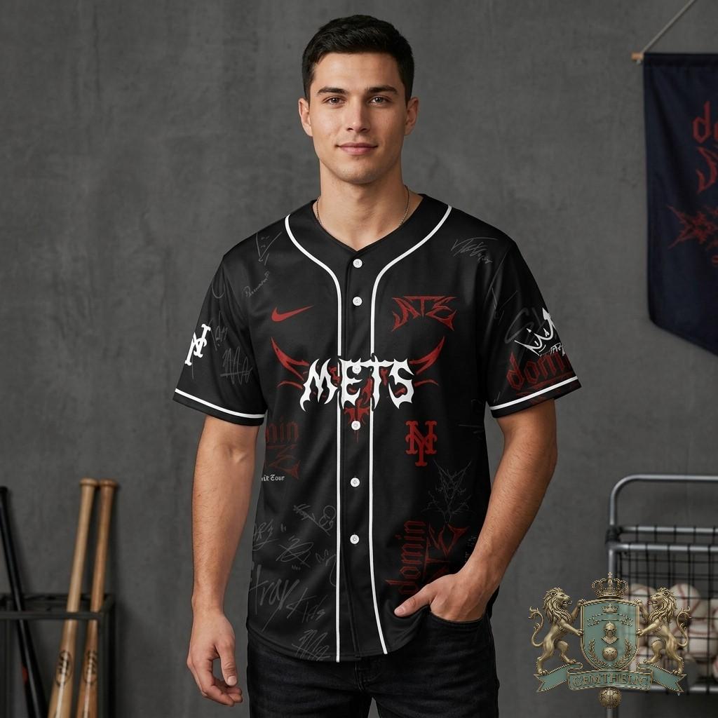 Stray Kids Dominate World Tour Baseball Jersey - Detail View