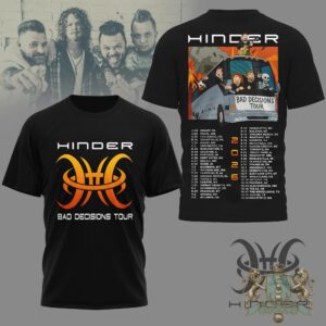 Hinder Bad Decisions Tour 2026 T-Shirt