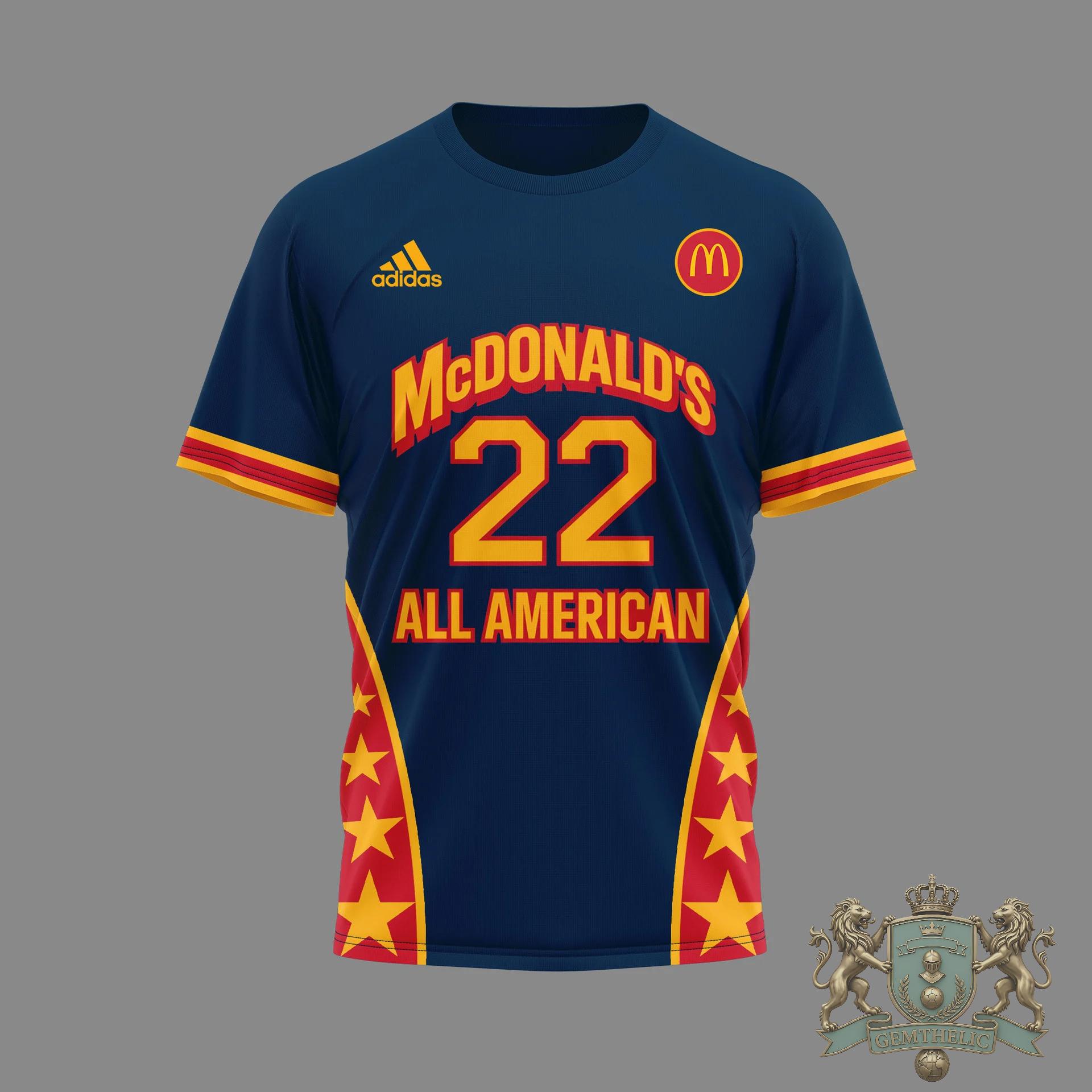 McDonald's All American Games Ronald McDonald Basketball Jersey - Detail View